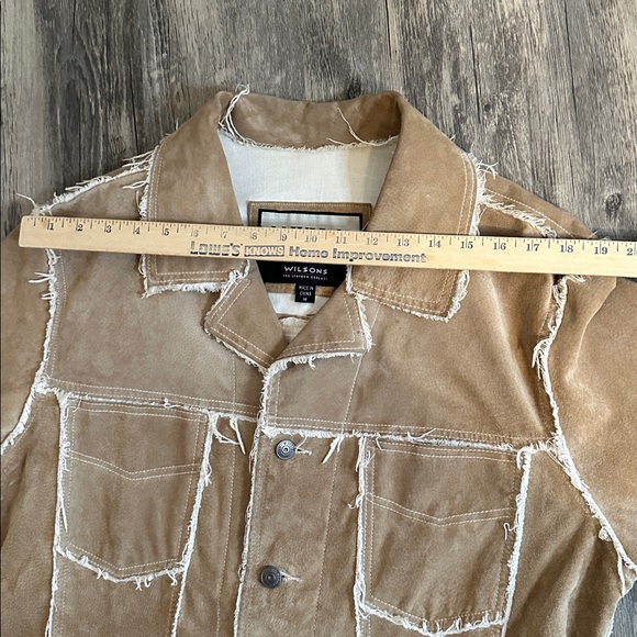 Wilson Distressed Tan Men's Jacket suede size medium - Picture 11 of 16